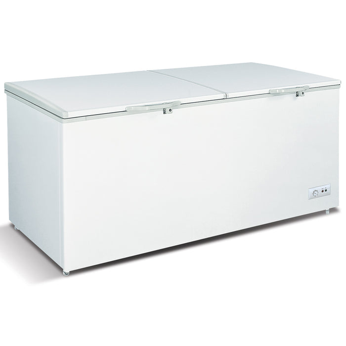 OMCAN 76-inch Chest Freezer With Solid Flat Top