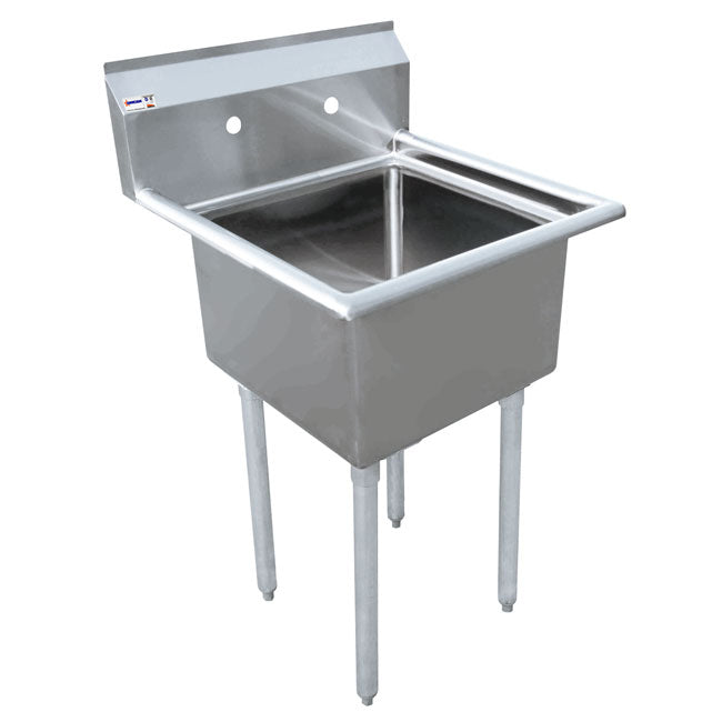 OMCAN 20″ x 20″ x 12″ One Tub Sink without Drain Board