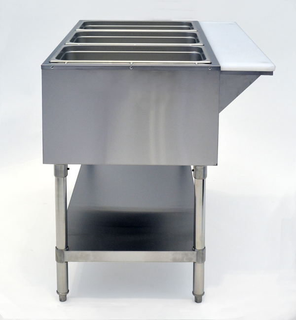 CookRite CSTEA-4C, 58" Electric Steam Table, 4 Pan Capacity, 2 kW