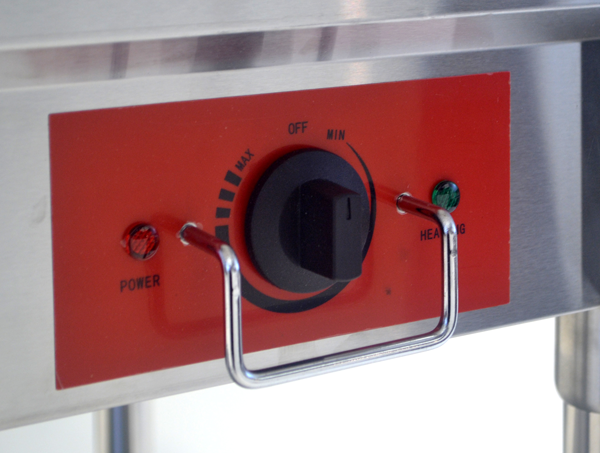 CookRite CSTEA-3C, 44" Electric Steam Table, 3 Pan Capacity, 1.5 kW