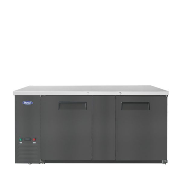 Atosa SBB69GRAUS2 — 69″ Black Shallow Depth Back Bar Cooler