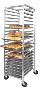 Omega OMALRK-20 Aluminum WELDED 20-Tier Sheet Pan Rack W/ Brake, 3″ Spacing
