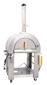Sonicook Stainless Steel Outdoor Wood Burning Pizza and Gas (Propane) Oven - HPO03SH-3