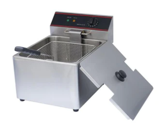 Omega Electric Counter Top Single Well Deep Fryer - 220V - TT-WE262C (8 L)