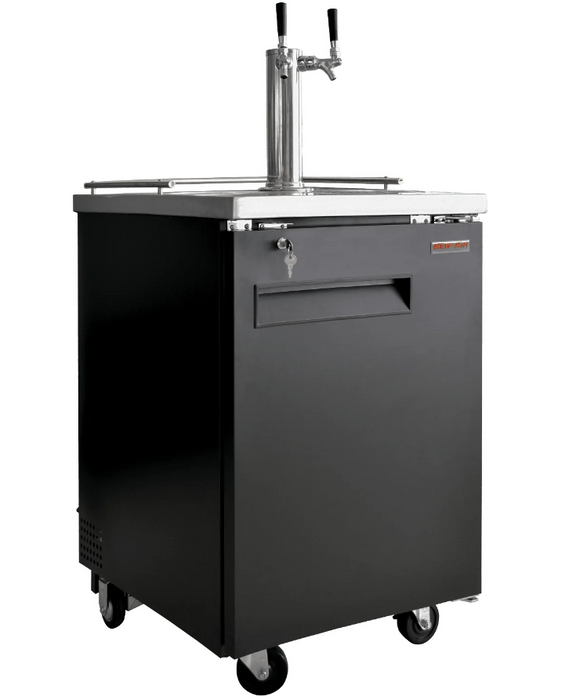 New Air NBD-23-SB 23" Solid Single Door Beer Dispenser