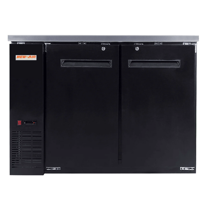 New Air NBB-48-SB-N 49" 2 Solid Door Back Bar Cooler