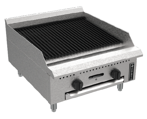 BakeMax America BACGG Series Radiant Char Broiler (Various Sizes)