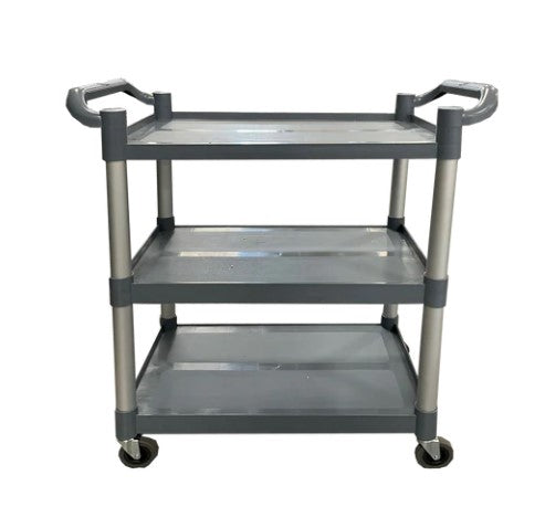 Omega OMUC-2415K Polypropylene Grey Utility Cart, 330 Lbs Capacity