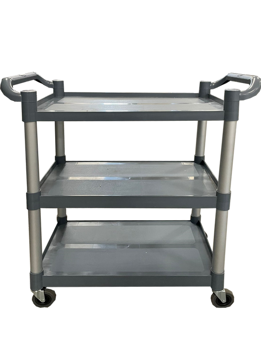 Omega OMUC-3019K Polypropylene Grey Utility Cart, 400 Lbs Capacity
