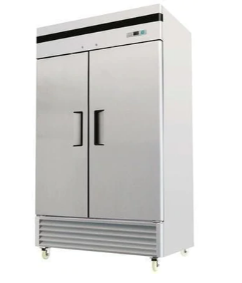 Suttonaire MBF8502 Double Solid Door 40" Wide Stainless Steel Freezer