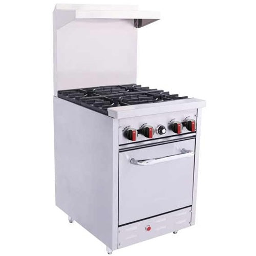 BakeMax America BAS240 Series Four Burner Range