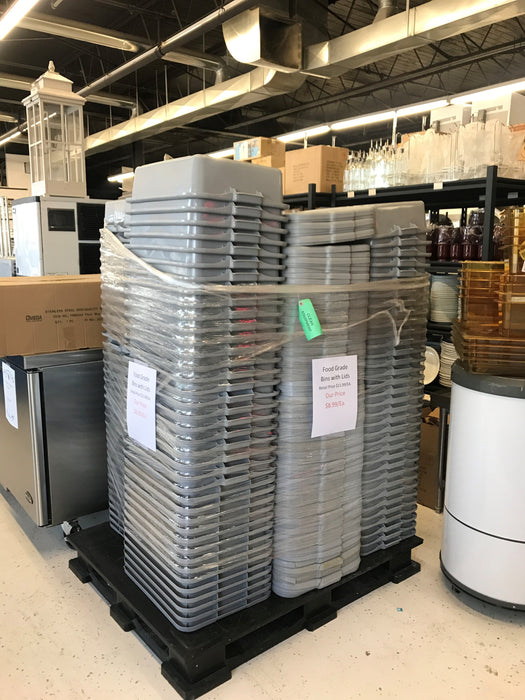 5in Food Grade Bins with Lids