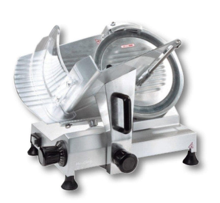 Omega HBS-300 Manual Aluminum Meat Slicer - 12" Blade, 1/3 HP, Belt Drive