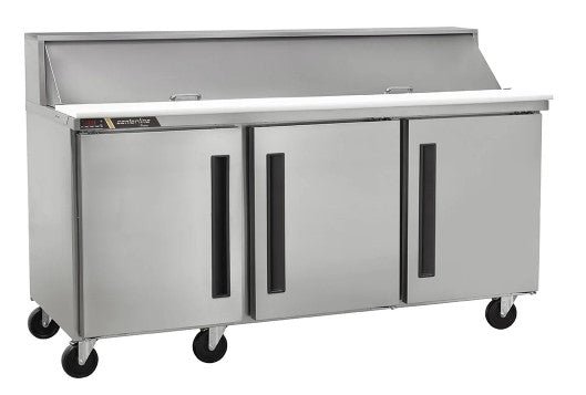 Centerline by Traulsen CLPT-7220-SD-LRR 72" Sandwich/Salad Prep Table w/ Refrigerated Base, 115v