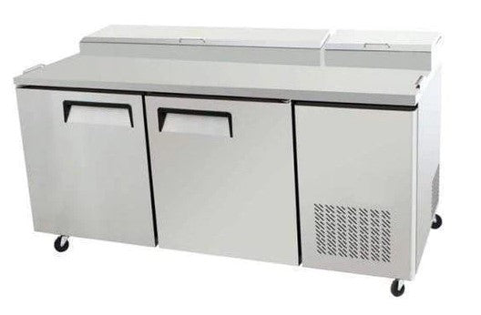 EFI CPDR2-67VC - 67" Refrigerated Pizza Prep Table with Two Doors