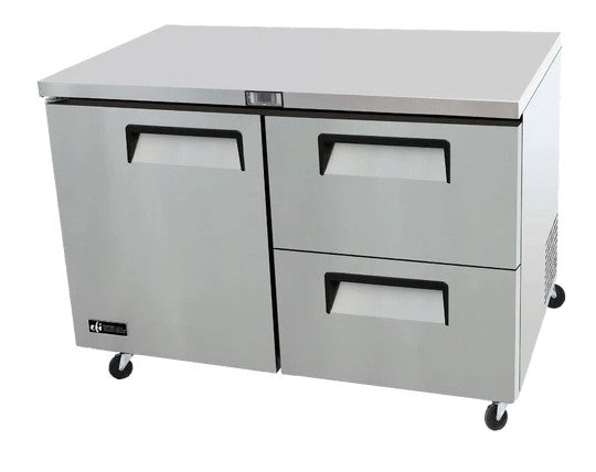 EFI CUDW2-48VC - 48.2" Undercounter Refrigerator with One Door & Two Drawers - 12 Cu. Ft.