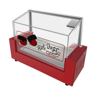 Omega ZHG-05 Hot Dog Roller - 5 Rollers, 12 Hot Dog Capacity