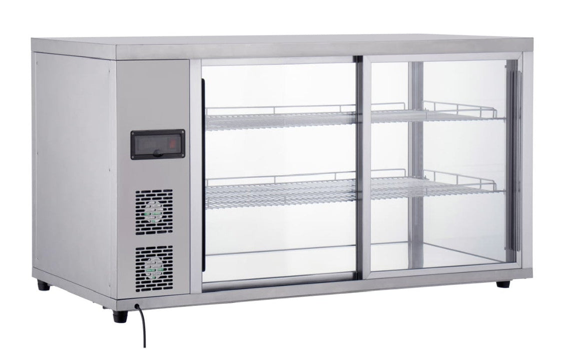 Canco RT-300L Counter Top 57" Two Doors, Two Shelves Display Refrigerator