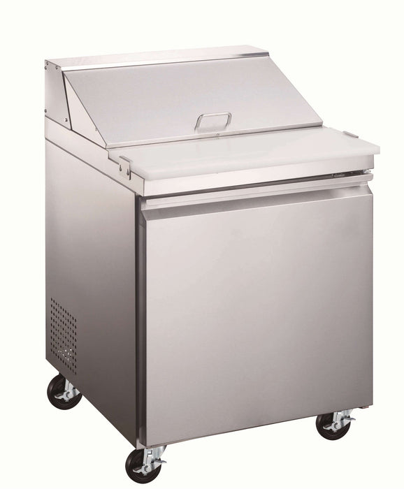 Canco SPM28-9 Single Door 28" Mega Top Refrigerated Sandwich Prep Table