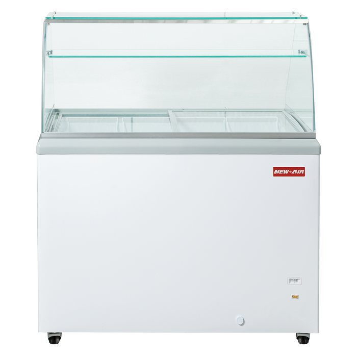 New Air NIF-41-DC - 41" Ice Cream Dipping Cabinet - 6 Tubs