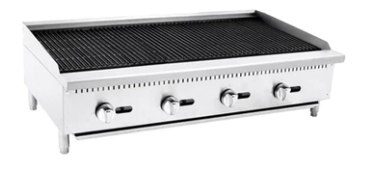 Omega ATRC-48 Natural Gas/Propane 48" Radiant Charbroiler (140,000 BTUs)