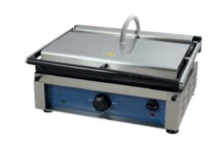 Canco OTM2530 Small 10" x 12" Single Press Panini Grill - Ribbed Cooking Surface