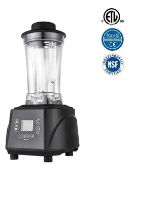 Omega HS-7340 Commercial Blender with Digital Controls - 68 Oz/2L Capacity, 2.5 HP