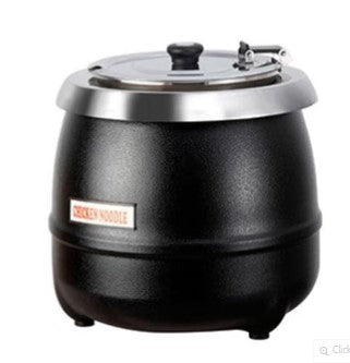 Omega AT51588 Black Steel 10L Electric Soup Kettle