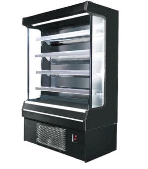 Canco CAN51OD 51" Black Refrigerated Air Curtain Merchandiser