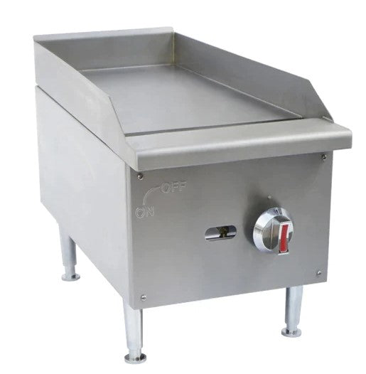 Canco GG-12T Natural Gas/Propane 12" Thermostatic Griddle (30,000 BTUs)