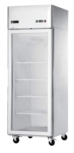 EFI F1-29GDSVC - 30.31" Single Glass Door Display Freezer - 21.4 Cu. Ft.