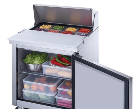 New Air NPT-029-SA - 29" Refrigerated Prep Table with One Door