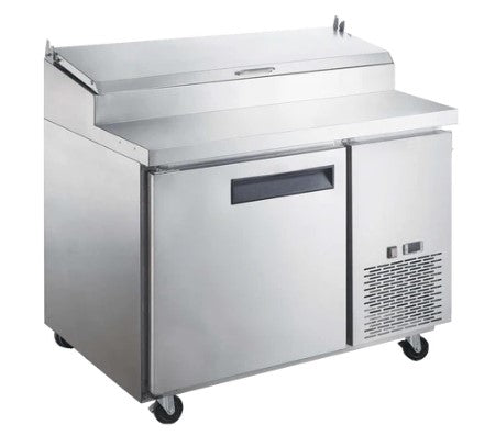 New Air NPT-044-PI - 44" Refrigerated Pizza Prep Table with One Door