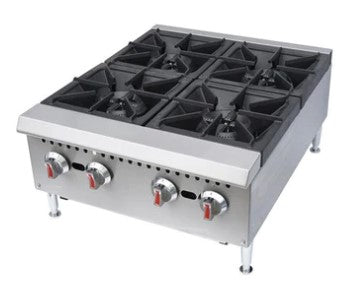 Canco GHP-4L Natural Gas/Propane 4 Burner Hot Plate (120,000 BTUs)