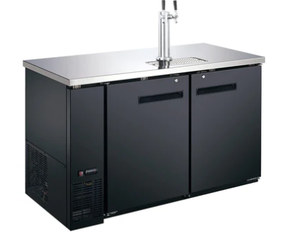 Canco KR-2449S Commercial 48" Double Swing Solid Door Keg Cooler