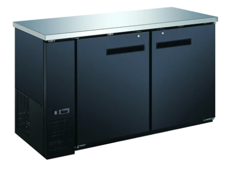 Canco BB-2461S Commercial 61" Double Swing Door Back Bar Cooler