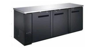 Canco BB-2890S Commercial 90" Triple Door Back Bar Cooler