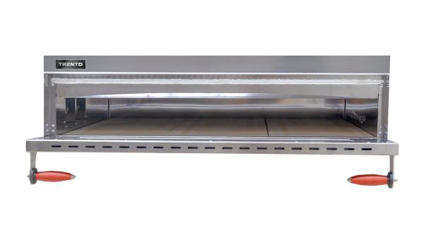 Omcan Pyralis 57" Double Deck Electric Pizza Oven 220V, 3 Phase