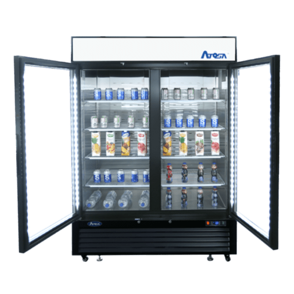 Atosa MCF8721ES Freezer Merchandiser Two-section 54-2/5"W X 31-1/2"D X 81-1/5"H