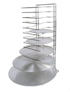 Winco Aluminum 15 Slot Pizza Rack