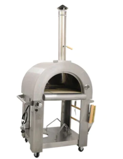 Sonicook Stainless Steel Outdoor Wood Burning Pizza and Gas (Propane) Oven - HPO03SH-3