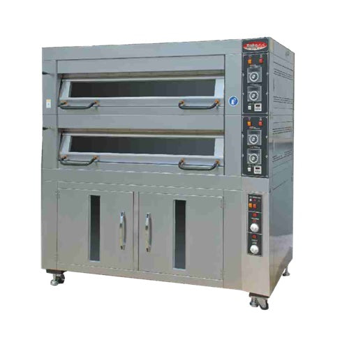 BakeMax BMTD Series Stone Deck Ovens (3x 18"x26" Pan Wide)