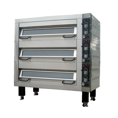 BakeMax Electric BMSD Series Stone Deck Oven (1x 18"x26" Pan Wide)