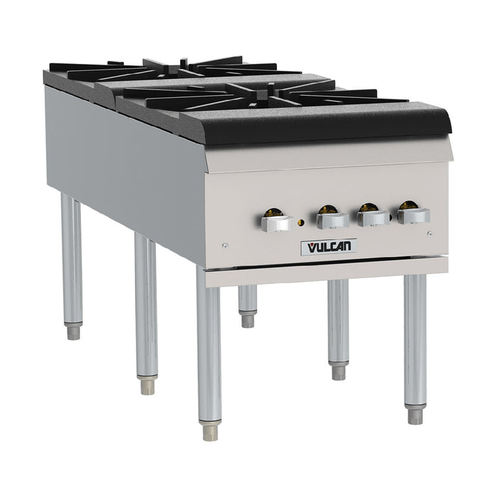 Vulcan VSP200F Natural Gas Two Burner Stock Pot Range