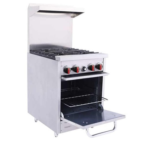 BakeMax America BAS240 Series Four Burner Range