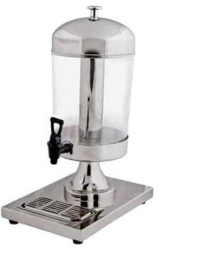 Omega Single Stainless Steel Juice Dispensers with Built-in Cooling Cylinder