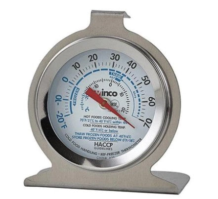 Winco Refrigerator/Freezer Thermometer - Various Sizes