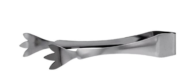 Winco 7" Satin Finish Stainless Steel 3 Pronged Tongs