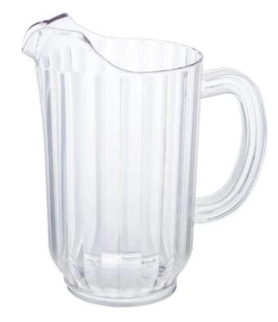 Winco Clear Polycarbonate Water Pitcher - Various Sizes