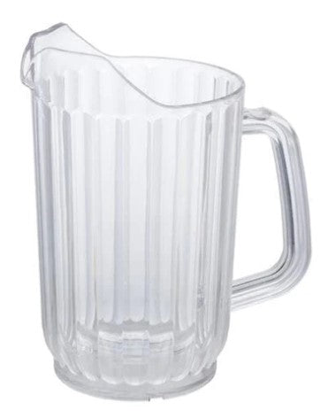 Winco Clear Polycarbonate Water Pitcher - Various Sizes